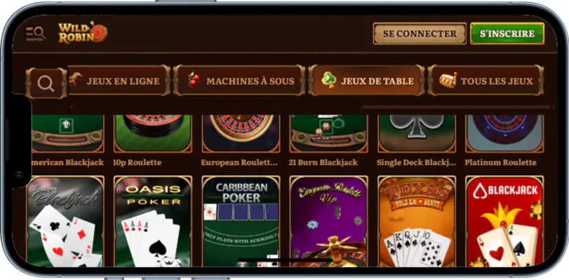 Jeux de Table Classiques sur Wild Robin