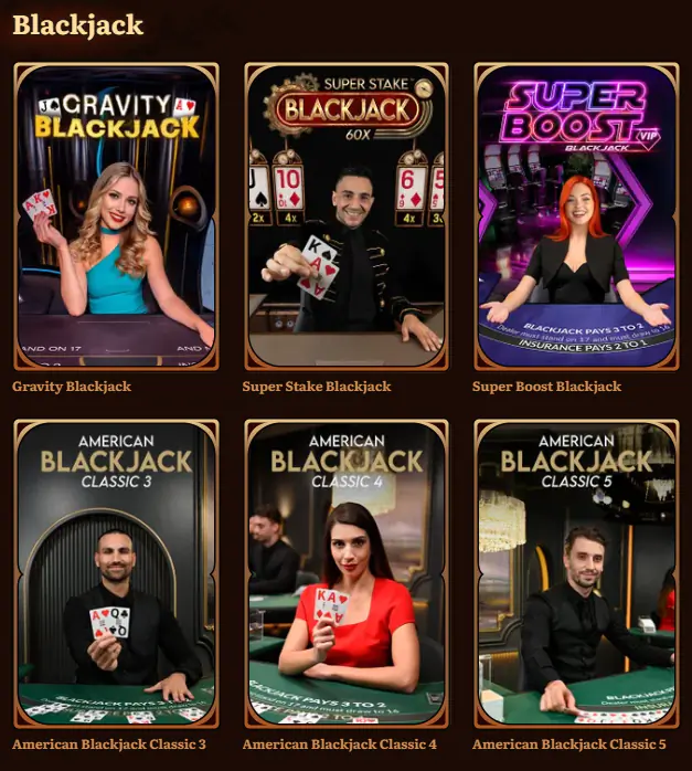 Jeux de Blackjack au Casino Wild Robin